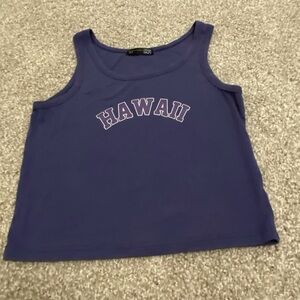 DAZY purple HAWAII top